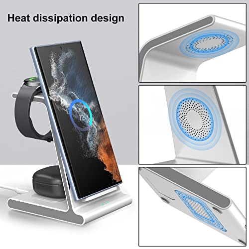 Aukvite 3-in-1 Ladestation für Samsung Geräte