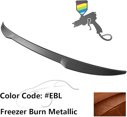 Miniatura 2 de IKON MOTORSPORTS, Alerón de maletero compatible con Nissan Altima 2019-2024, estilo M4 pintado #EBL Freezer Burn metálico ABS plástico trasero tapa