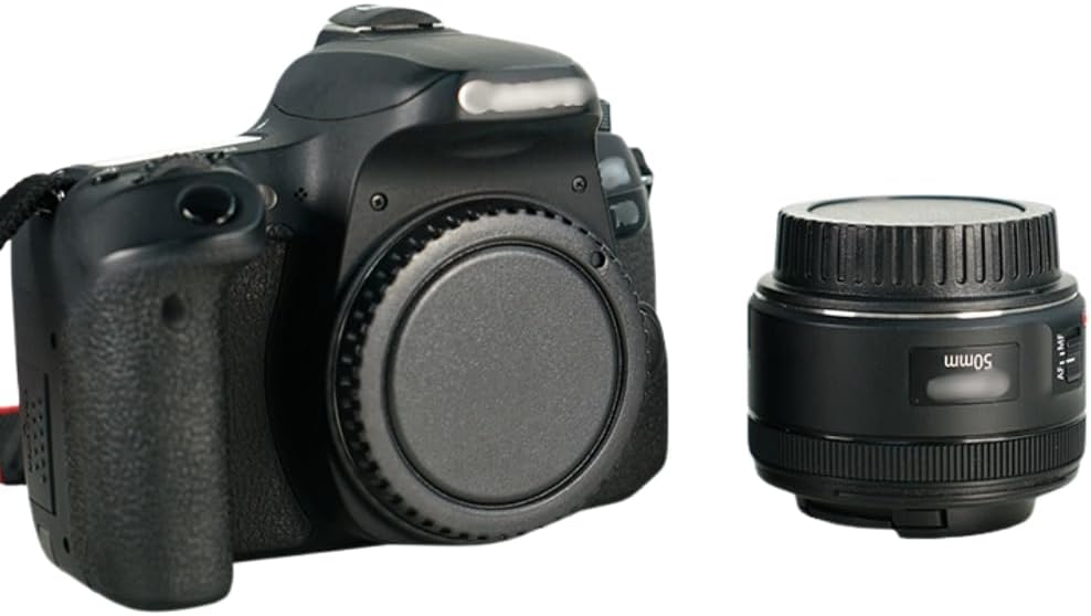 Front Body Cap and Rear Lens Cap Cover for Canon EOS EF/EF-S Lens for Rebel T7 T6 T5 T8i T7i T6i SL3 SL2 T6S,5D Mark IV/III/II, 6D Mark II/I, EOS 90D/80D 77D 70D, 7D Mark II, 1D X Mark II