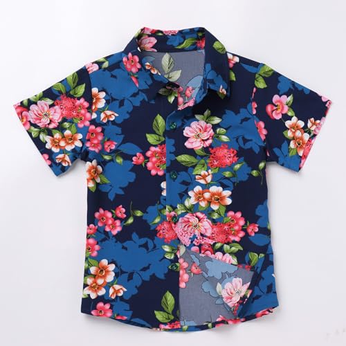 Image of Daddy and Me Matching Outfits Hawaiian Father and Son Matching Shirts for Family Photoshoot Summer Men Boys Father's Day Tops