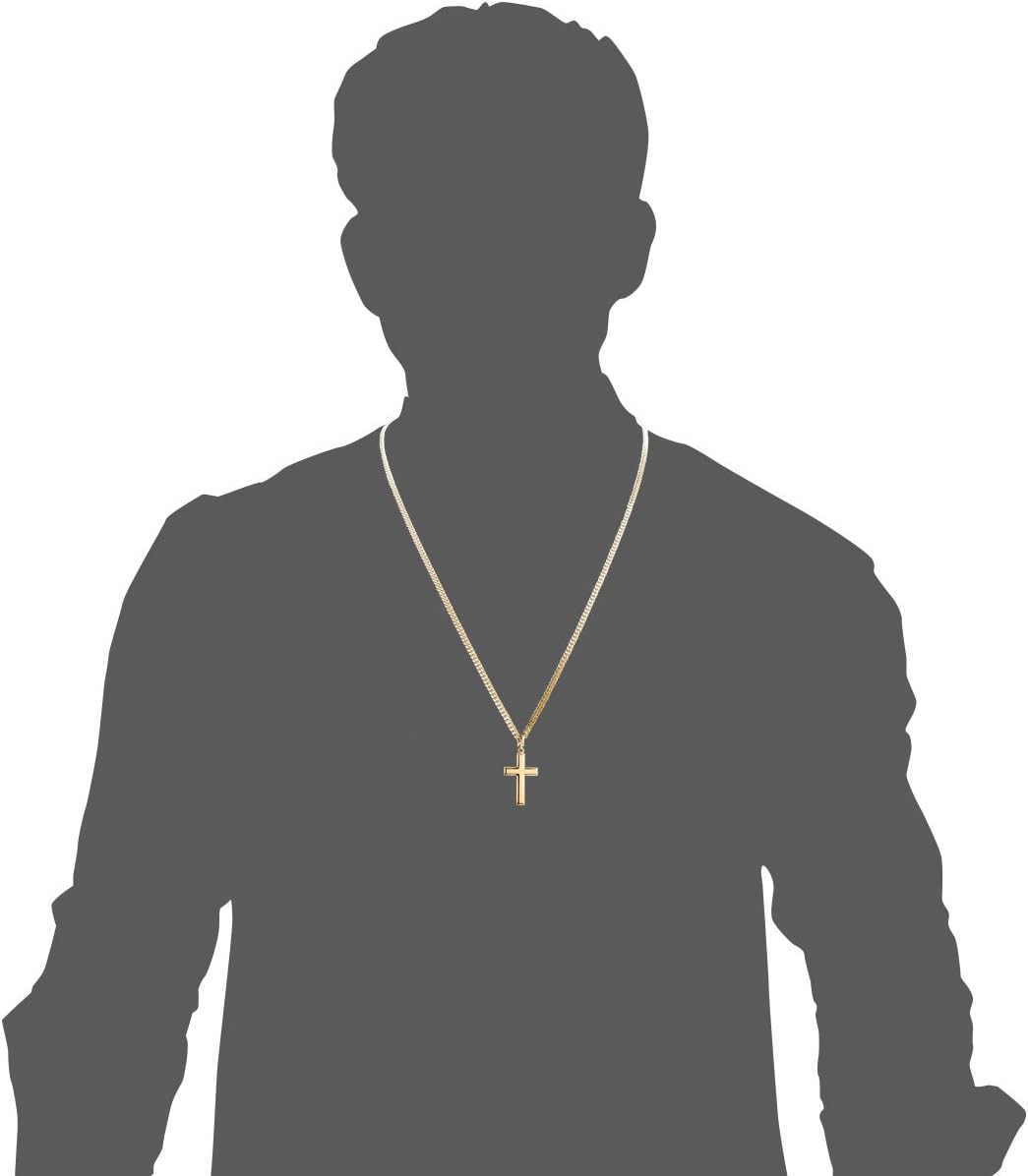 Heartland Classic 14K Gold-Filled Cross Necklace for Men - Stylish, Durable, Faith-Inspired Gift