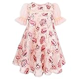 Disney Belle Fancy Dress for Girls – Beauty and The Beast, Size 9/10 Pink