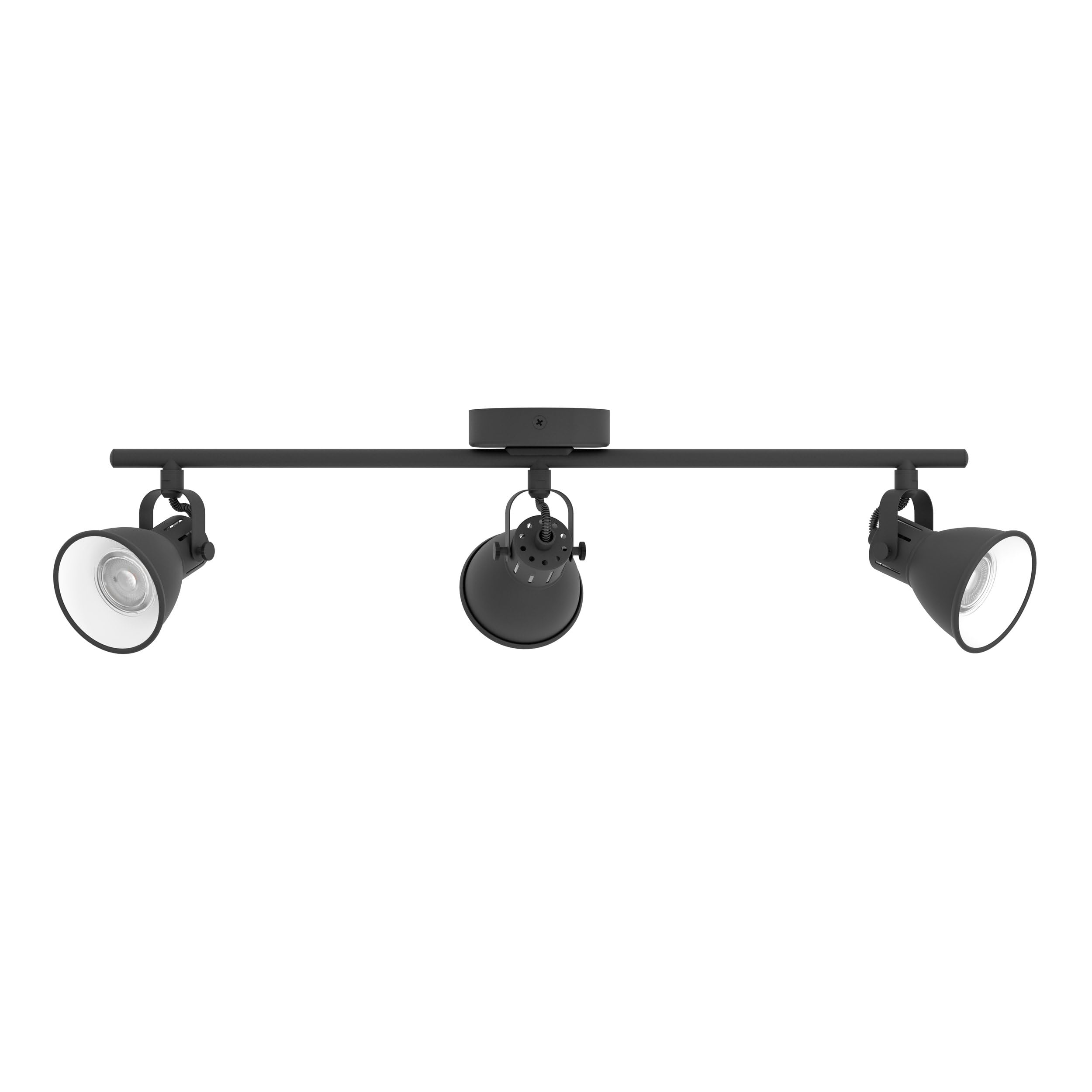 EGLO Deckenlampe Seras 1, 3 flammige Deckenleuchte Industrial, Klassisch