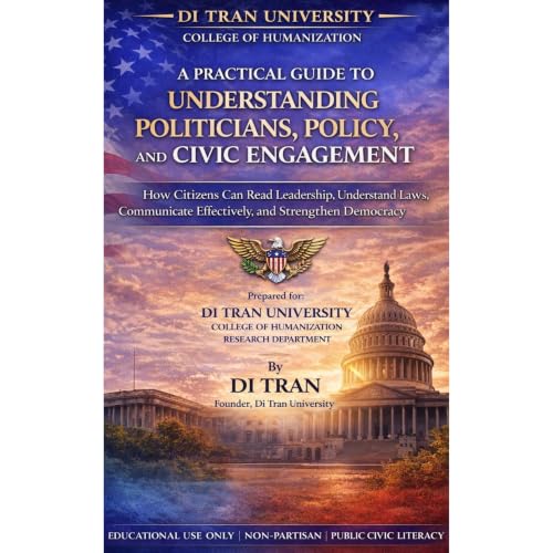 A PRACTICAL GUIDE TO UNDERSTANDING POLITICIANS, POLICY, AND CIVIC ENGAGEMENT Audiolibro Por Di Tran, Di Tran University arte 