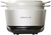 Vermicula RP23A-WH Rice Pot, 5 Servings, Rice Cooker, Sea Salt White, Includes Exclusive Recipe Book