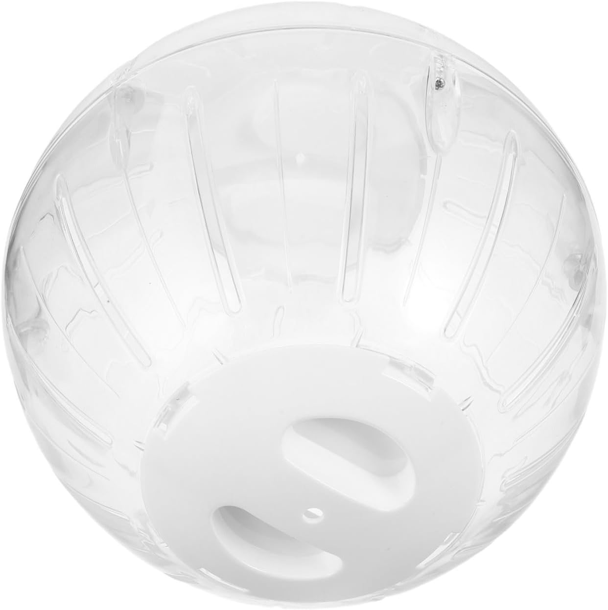 Silent Hamster Exercise Wheel with Ventilation for Small Pets Clear Plastic Running Ball for Hamsters Gerbils Squirrels Quiet Fitness Easy to Clean Comfortable and Safe