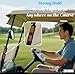 zofanvo Enhanced Edition Ultra-Strong Enclosed Magnetic Cigar Holder, Black Portable Golf Cart Accessories,Fits 38 to 60 Ring Gauge,Fit for Golfing, Grilling, Fishing, Travel, and Outdoor Adventures