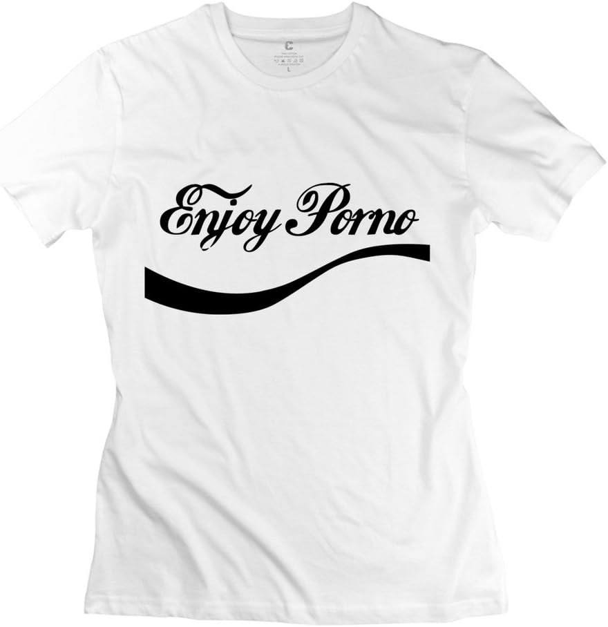 TTshirts Women's T-shirt Enjoy Porno Size L White