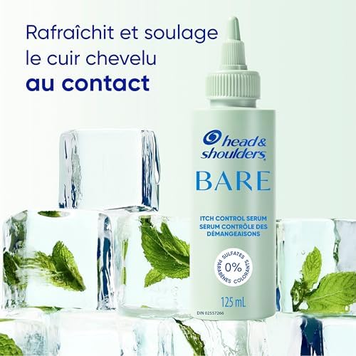 Head & Shoulders Itchy Scalp Relief Serum, Instant Cooling Relief, Lighweight, Non-Greasy, 0.1% Pyrithione Zinc, Peppermint Oil, Free of Parabens, Sulfates and Dyes, Bare, Mint Scent, 125 ml — view 13