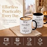 heavenlife Biały ceramiczny kubek 325 ml, prezent dla kolegi, 8,2x9,5cm