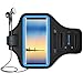 LOVPHONE Note 8/Note 9 Armband Sport Running Exercise Gym Case for Samsung Galaxy Note 8/Note 9,Fingerprint Sensor Access Supported with Key Holder & Card Slot,Water Resistant and Sweat-Proof(Blue)