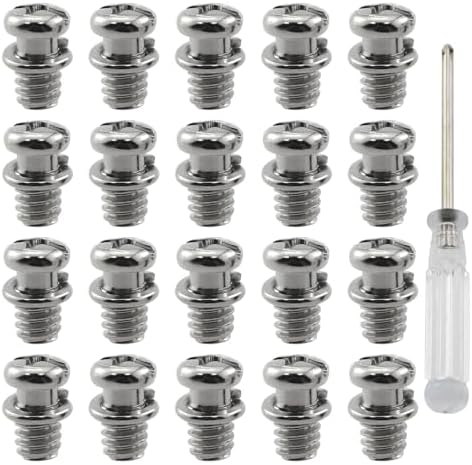천장 팬 블레이드 나사 20개, 매칭 스크루 드라이버 포함 0.6cm(1/4인치)-50.8cm(20인치) x 1cm(3/8인치) 모터 교체 나사 조명 천장 팬 블레이드 및 전등갓 나사 커버용 앤티크 브론즈 마감 — 사진 7