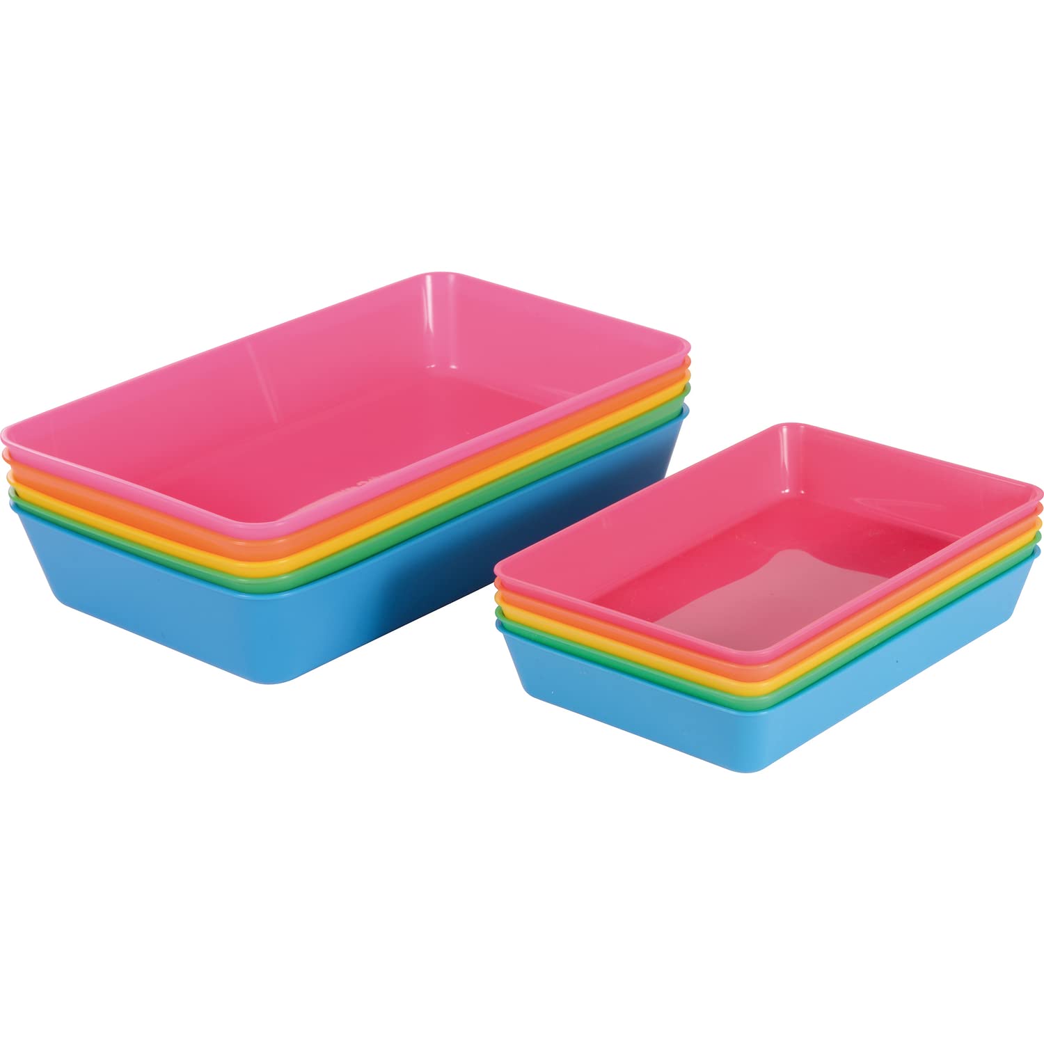 EDUPLAY 120757 Lot de 5 bols en matière L 18,5 x 12,5 x 3 cm