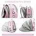 PETSWEET Cat Backpack Carrier, Back Expandable Pet Backpack with Bubble Window, Airline Approved Pet Travel Bag for Small/Medium Cats & Puppies, Hiking, Camping, Outdoor Use (Pink)