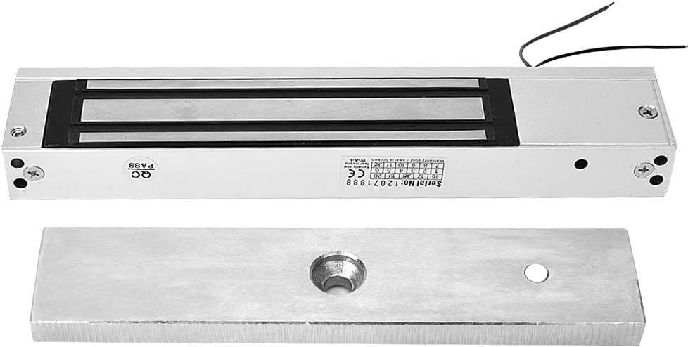 280kg Holding Force Electric Magnetic Lock Waterproof for Door Access Control System Electromagnet Fail-Safe NC Mode (280kg Holding Force)