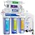 Max Water 10 Stage Under Sink RO (Reverse Osmosis) Water Filtration System + Heavy Duty Tank + Faucet - (5 in 1) PH+ Alkaline System - 50 GPD (Gallons Per Day) - Model: RO-10C1