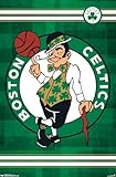 Trends International NBA Boston Celtics - Logo 14 Wall Poster, 14.725' x 22.375', Premium Unframed Version