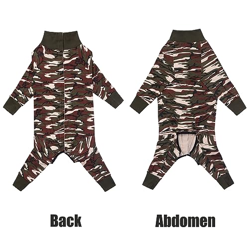 Image of Recovery Suit for Large Medium Dogs After Surgery, Soft Breathable Anti Licking Dog Onesie E-Collar & Cone Alternative, Pet Bodysuit for Preventing Hair Loss Full Cover Wound(7XL, Camouflage)