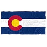 Trevco Colorado Flag Officially Licensed Beach Towel 30