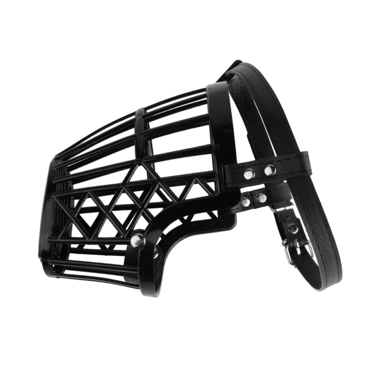 HANABASS 3piezas Bozal De Perro De Plástico Muzzle para Detener Ladridos y Morder Diseño De Cesta Cómoda para Perros