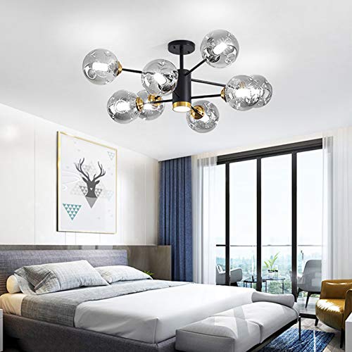 Plafonnier magic bean en verre de luxe design nordique moderne