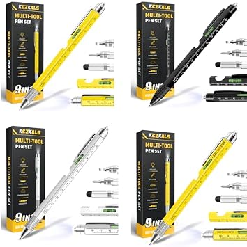 KEZKALS 9 in 1 Multitool Pen and Dad Gifts