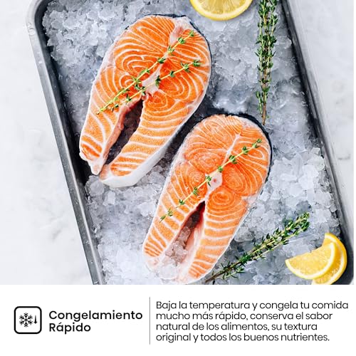 Miniatura 10 de Hisense Rs3p538newe - Frigorífico Americano Side By Side, Class E, 527 L, Alto178.6 Cm X Ancho 91 Cm, Color Blanco, Kitchen Fit, Ventilación Inferior, Apertura De Puerta 90 Grados, Multi Air Flow