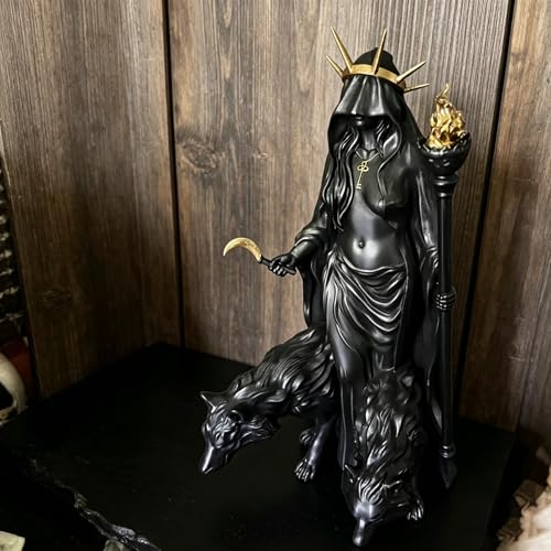 Estatua de Resina de Hekate Diosa Griega Niktipolos miniatura 3