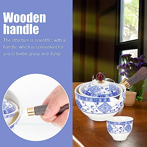 KICHOUSE Chaleira Portátil 1 Set Chinese Style Tea Ware Set Fu Tea Cups Ceramic Tea Pot Home Supplie