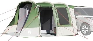 Autozelt Grün Wasserdicht Campingzelt Auto Dachzelt für Camping Festival Reise Wasserdichtes Autocampingzelt mit PU-Beschichtung 403x325x209cm Leicht Tragbar Familienzelt