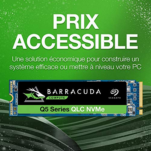 Seagate BarraCuda Q5 2TB .2 PCI Express 3.0 NVMe QLC 3D NAND Neuf - vue 8