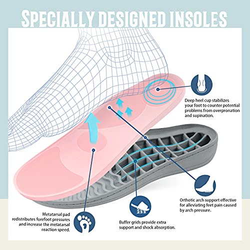 BCSTUDIO Women’s Orthotic House Slippers with Arch Support Adjustable Fuzzy Ladies Shoes2