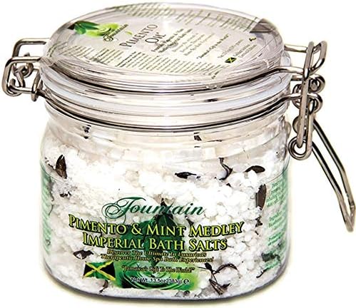 Fountain Pimento Oil Natural Mint Medley Imperial Bath Salts Joint Or Sore Muscle Relief 16 Oz