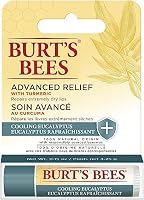 Burt's Bees Natural Advanced Relief Eucalyptus Lip Balm, 1 Tube, 4.25 gram