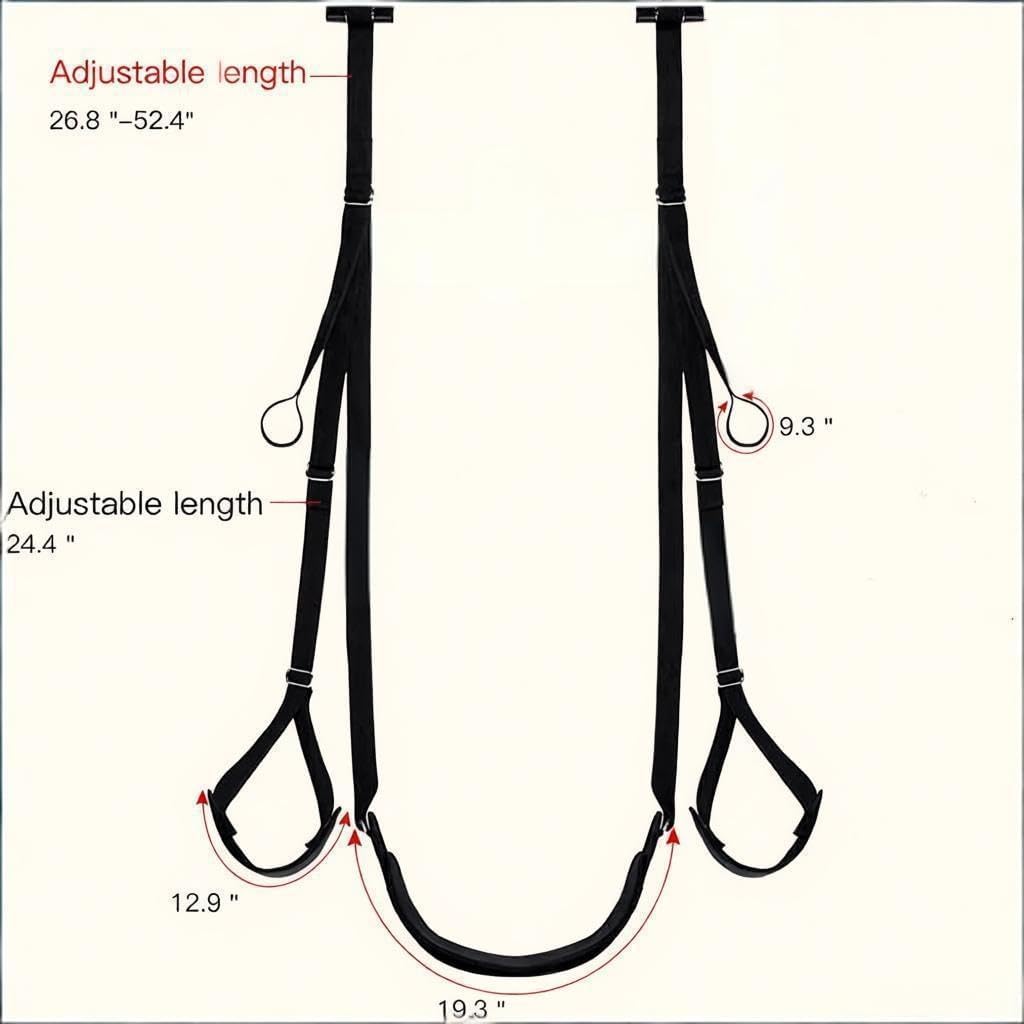Adult Swing Sex Furniture Couples Sexy Accessories Sex Tie Up Set Women Bondaged Tie Downs Kit Women Sex Hand Cuff Bracelets Bed Restraint for Queen Sized Bed for Bondage Kit Yoga Sweater F12