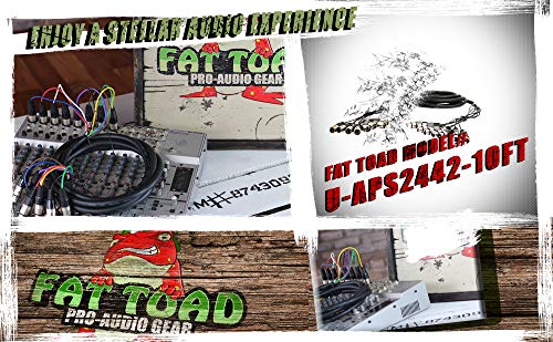 Câble XLR snake 8 canaux Fat Toad de 3 mètres pour interface et micro - 5