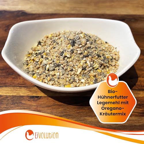 Legemehl Eivolution Bio-Hühnerfutter 14 kg mit Oregano-Kräutermix