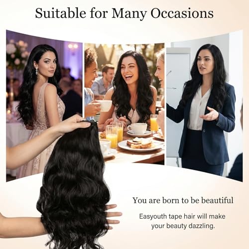 Extensiones de cabello sin costuras de alta gama con clips regulables 6