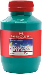 Tinta Guache Faber-Castell, Verde Claro - 250ml