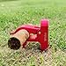 Woho Magnetic Cigar Holder for Golf Cart with Forked Base Stick into The Grass, Golf Cart Cigar Holder with Divot Repair Tool for 30-60 Rings, Cigar Clip with Dual Opening Carabiner Gift for Men (Red)