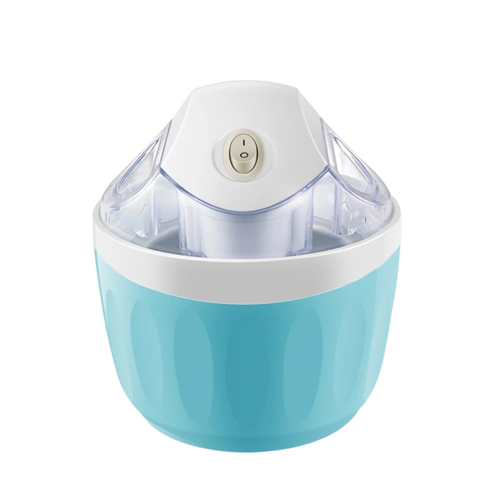 Electric Ice Cream Maker Easy to Clean and Use Home Use | Electric Ice Cream Maker Easy to Clean and Use Home Summer Dessert Blue White-image-5