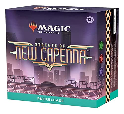 Magic: The Gathering Prerelease Kit: MTG Streets of New Capenna Riveteers Black Red Green - 6 Packs, Promos, Dice