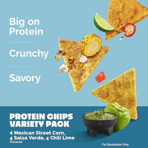 Image of Quest Nutrition Tortilla Style Protein Chips, Southwest Variety Pack, High Protein, Low Carb, Gluten Free, 1.1 Ounce (Pack of 12)