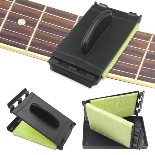 2 PCS Guitar String Cleaner Fretboard Cloth, Guitar Cleaning Kit for E