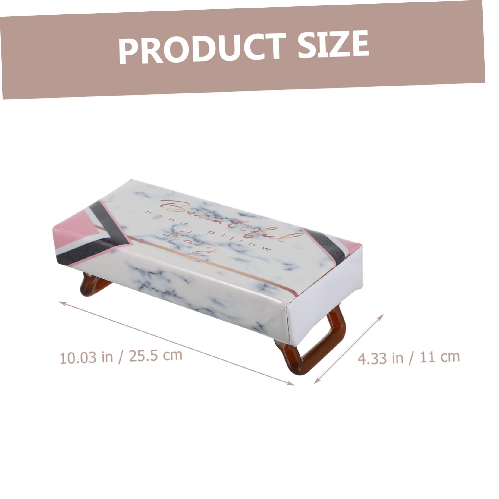 Cuscino Poggia Mani per Unghie in Pu, Supporto Manicure Pieghevole | Nail Training Salon, Pratico da Trasportare, Confortevole Sull’appoggio