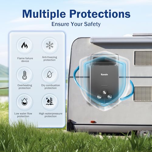 Portable Tankless Water Heater for Camping and RVs