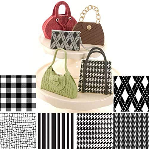 The Baker’s Nest PVC Cake Texture Sheets for Cookies, Cupcake and Cake Decoration. (Fabric Texture Sheet (26 x 22 cm))