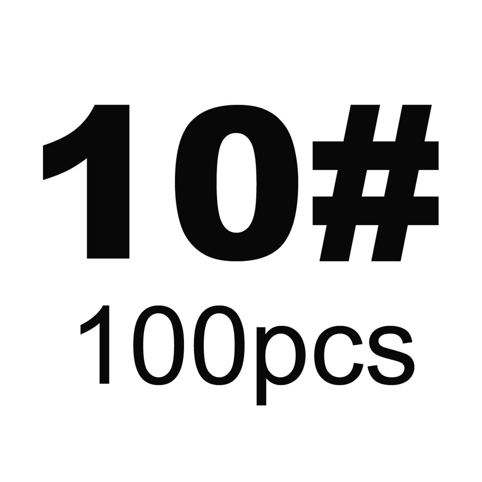 Geschlitzte Federscheibe, 10–100 Stück, 2#, 4#, 6#, 8#, 10#, 12#, 1/4, 5/16, 3/8, 7/16, 1/2 Standard-Federscheibe(7/16 10PCS)
