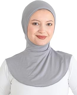 Sport Hijab For Women, Muslim Head Scarf, Flexible Turban Girls, Chic Islamic Wear For Gym, Neck Collar Bonnet Viscose