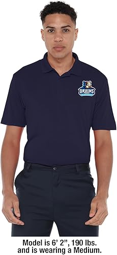 Miniatura 3 de Camisa polo deportiva oficial de la NCAA Collegiate para hombre, colección con logotipo en el pecho izquierdo